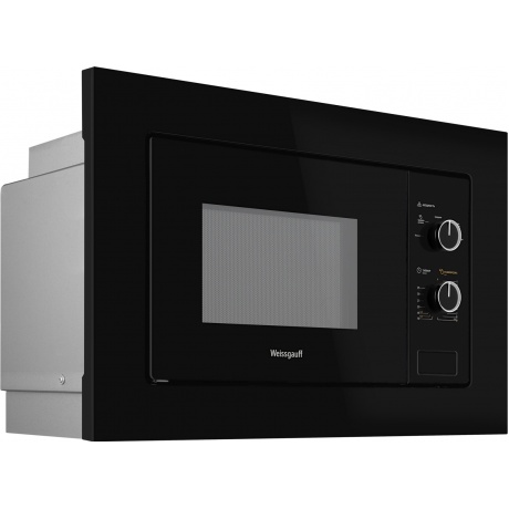 Встраиваемая микроволновая печь Weissgauff BMWO-206 20л. 800Вт, черная - фото 6