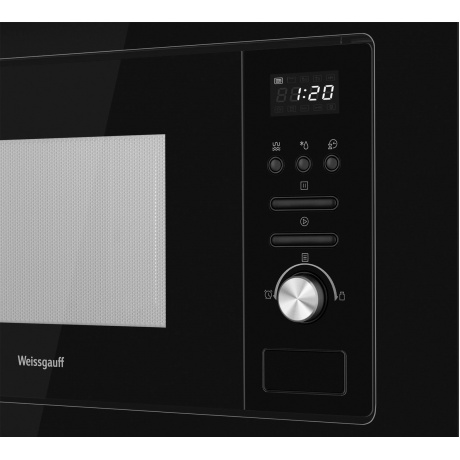 Встраиваемая микроволновая печь Weissgauff BMWO-206 20л. 800Вт, черная - фото 7