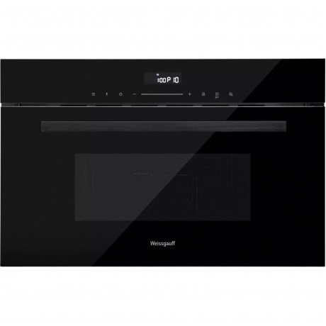 

Встраиваемая микроволновая печь Weissgauff BMWO-341 DB Black Edition 34л. 900Вт, черная, Черный