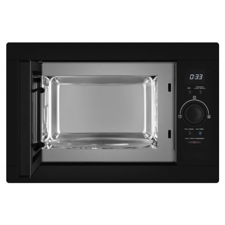 Встраиваемая микроволновая печь Weissgauff BMWO-256 25л., черная - фото 2