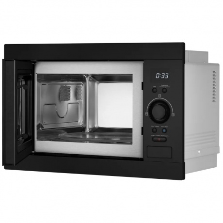 Встраиваемая микроволновая печь Weissgauff BMWO-256 25л., черная - фото 4