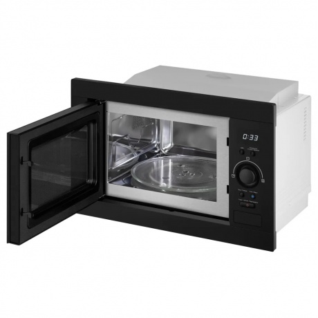Встраиваемая микроволновая печь Weissgauff BMWO-256 25л., черная - фото 5