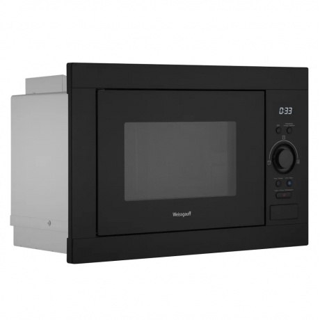 Встраиваемая микроволновая печь Weissgauff BMWO-256 25л., черная - фото 7