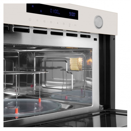 Встраиваемая микроволновая печь Maunfeld MBMO349GBG 34л. 900Вт бежевый - фото 5