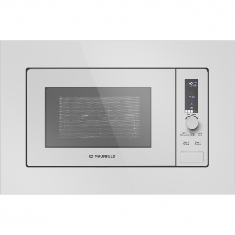 Встраиваемая микроволновая печь Maunfeld JBMO820GW01 20л. 1080Вт, белая - фото 1