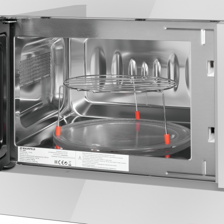 Встраиваемая микроволновая печь Maunfeld JBMO820GW01 20л. 1080Вт, белая - фото 3