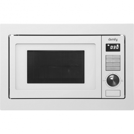 Встраиваемая микроволновая печь Domfy DM2540BW WG 25л. 900Вт, белая - фото 1