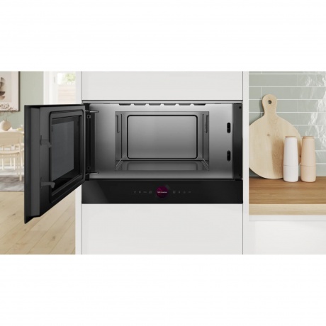 Встраиваемая микроволновая печь Bosch BFL9221B1 21л. 900Вт, черная - фото 5