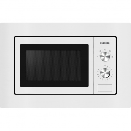 

Встраиваемая микроволновая печь Hyundai HBW 2030S WG 20л. 800Вт, белая, Белый