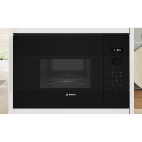 Встраиваемая микроволновая печь Bosch BFL524MB2 20л. 800Вт, черная - фото 17