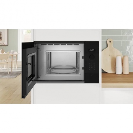 Встраиваемая микроволновая печь Bosch BFL524MB2 20л. 800Вт, черная - фото 19