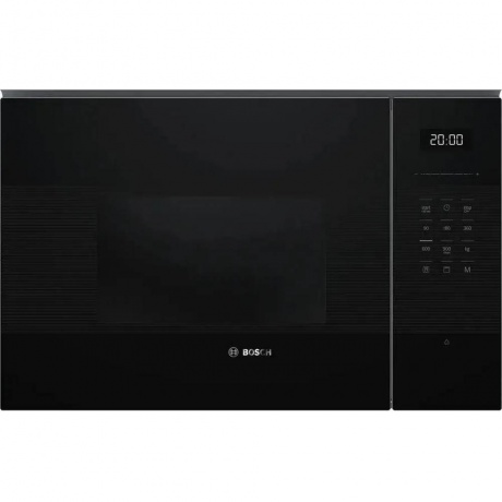 Встраиваемая микроволновая печь Bosch BEL554MB2 25л. 900Вт, черная - фото 1