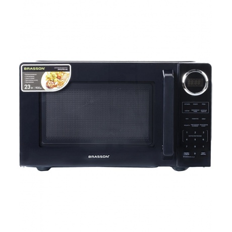 Микроволновая печь BRASSON MW2390D-6BL,900Вт,23л,6 программ, защ...