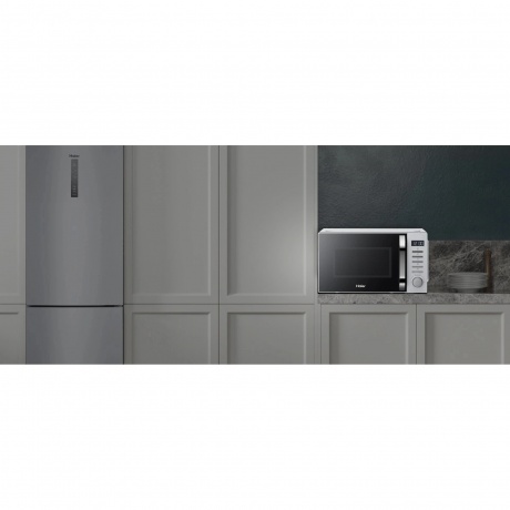 Микроволновая Печь Haier HMB-DM208SA 20л. 800Вт серебристый - фото 4