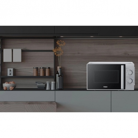 Микроволновая Печь Haier HMB-MM207SA 20л. 700Вт серебристый - фото 4