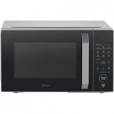 Микроволновая Печь Midea EM825P2ET-S 25л. 800Вт серебристый - фото 1
