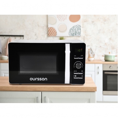 Микроволновая Печь Oursson MD2033/WH 20л. 700Вт белый/черный - фото 11