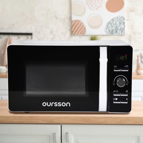 Микроволновая Печь Oursson MD2033/WH 20л. 700Вт белый/черный - фото 12