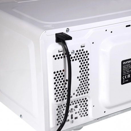 Микроволновая Печь Oursson MD2033/WH 20л. 700Вт белый/черный - фото 8