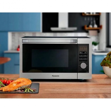 Микроволновая Печь Panasonic NN-C69MSZPE 30л. 1000Вт серебристый - фото 7