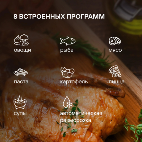 Микроволновая Печь Rondell RDE-MW203 20л. 700Вт черный/серебристый - фото 27