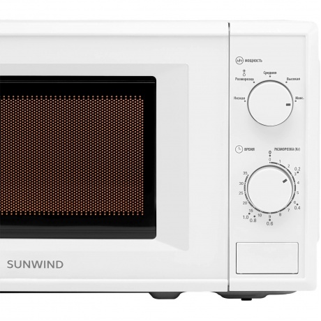 Микроволновая Печь SunWind SUN-MW051 20л. 700Вт белый - фото 6