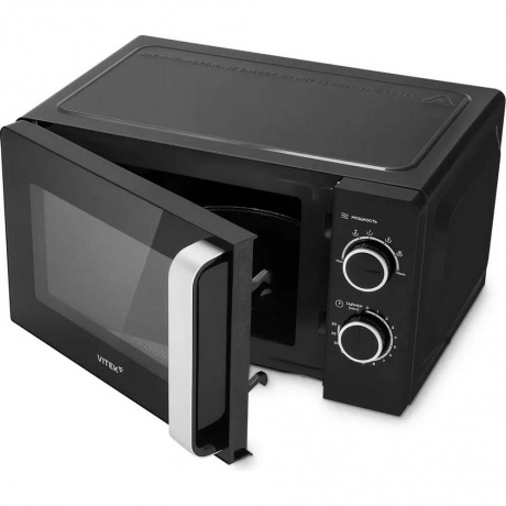 Микроволновая Печь Vitek VT-MW1220 20л. 700Вт черный/хром - фото 2