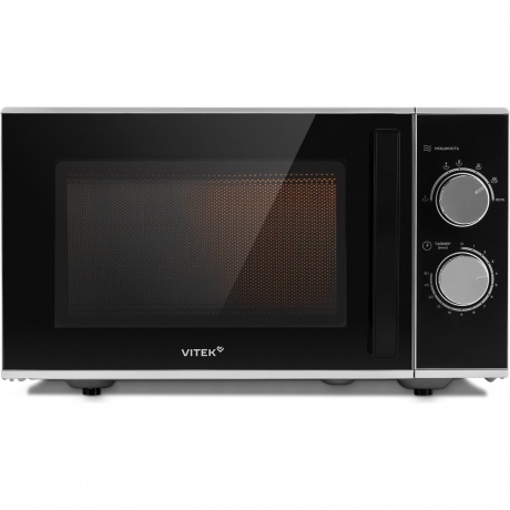 Микроволновая Печь Vitek VT-MW0823 23л. 900Вт серебристый/черный - фото 1