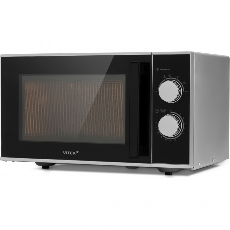 Микроволновая Печь Vitek VT-MW0823 23л. 900Вт серебристый/черный - фото 2