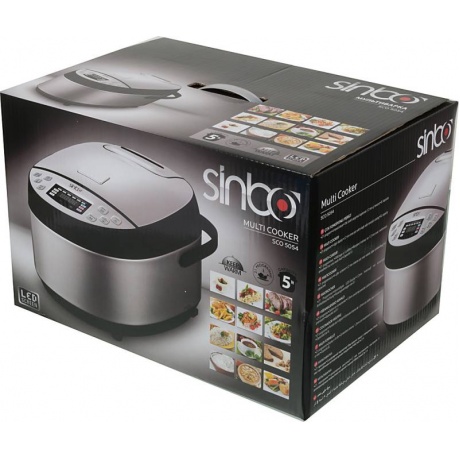 Мультиварка Sinbo SCO 5054 5л 860Вт серебристый/черный - фото 9