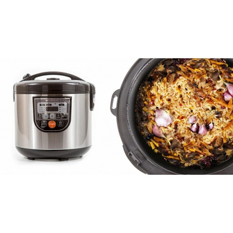 Мультиварка Supra MCS-5114 серебристый/черный - фото 6