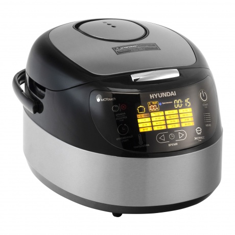 Мультиварка Hyundai HYMC-1610 серебристый/черный - фото 2