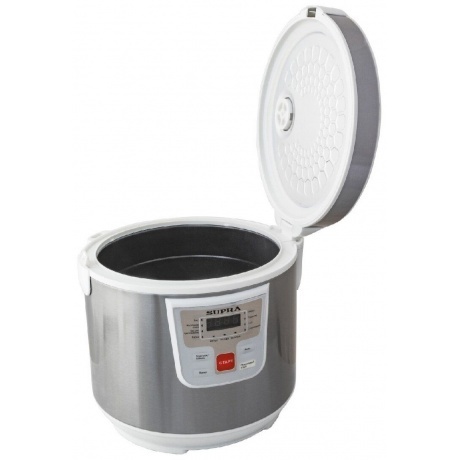 Мультиварка Supra MCS-4115 5л 900Вт серебристый/белый - фото 2