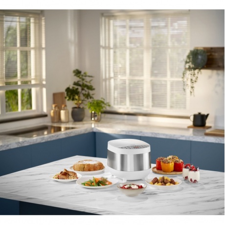 Мультиварка Philips HD4713/40 5л 980Вт белый/серебристый - фото 11