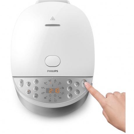 Мультиварка Philips HD4713/40 5л 980Вт белый/серебристый - фото 6