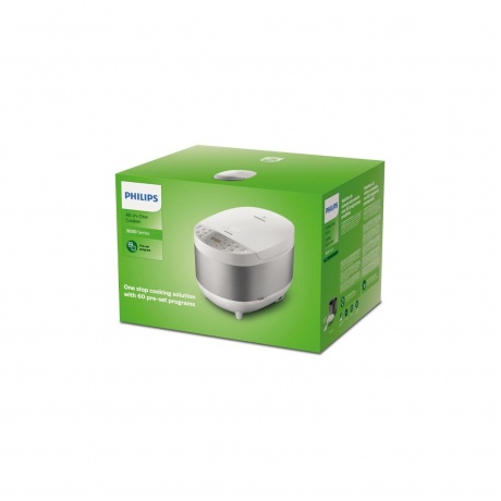 Мультиварка Philips HD4713/40 5л 980Вт белый/серебристый - фото 9