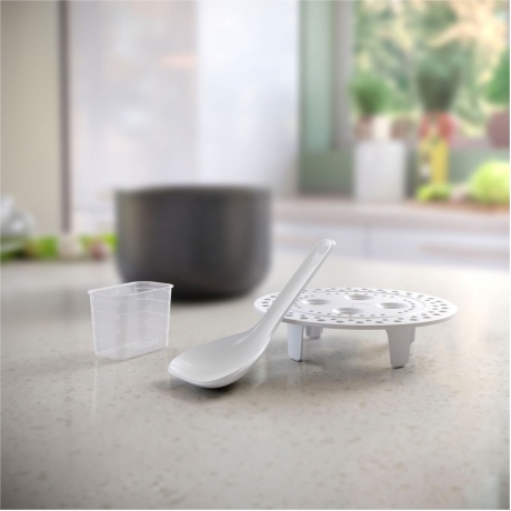 Мультиварка Philips HD4713/40 5л 980Вт белый/серебристый - фото 10