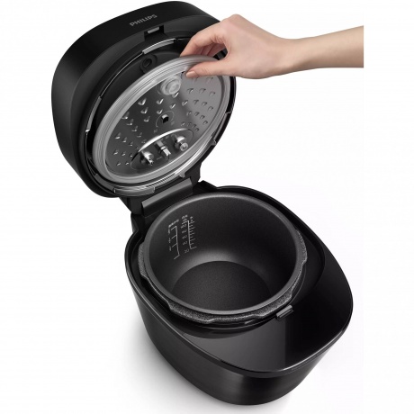 Мультиварка-скороварка Philips HD2151/40 5л 1000Вт черный - фото 5