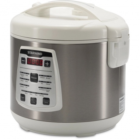 Мультиварка Starwind SMC4200 5л 900Вт белый/серебристый - фото 7