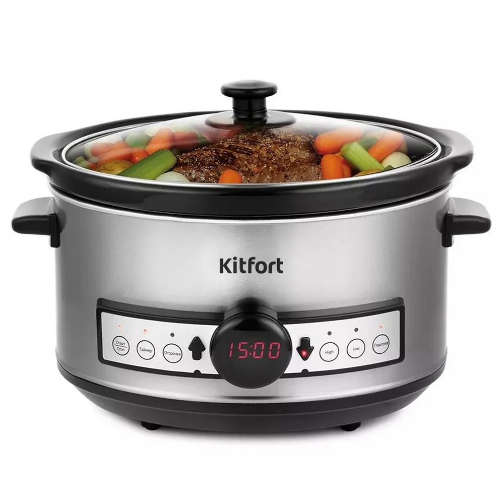 Медленноварка Kitfort КТ-212 хорошее состояние - фото 1