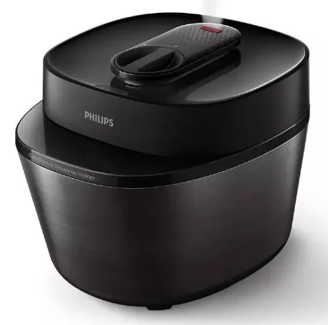 Мультиварка-скороварка Philips HD2151/40 5л 1000Вт черный хороше...