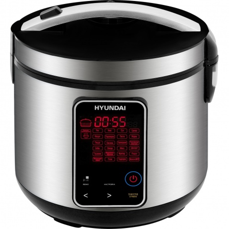 

Мультиварка Hyundai HYMC-2400 серебристый/черный хорошее состояние