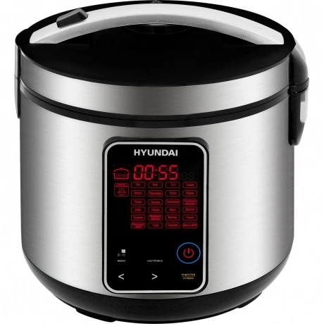 Мультиварка Hyundai HYMC-2400 серебристый/черный хорошее состоян...