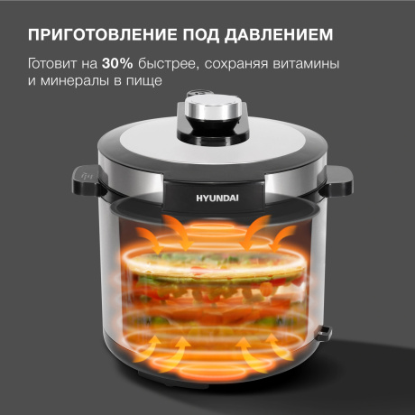 Мультиварка-скороварка Hyundai HYMC-2402, 6л - фото 13