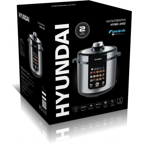 Мультиварка-скороварка Hyundai HYMC-2402, 6л - фото 4