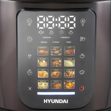 Мультиварка Hyundai HYMC-2404 5л, темно-коричневый/черный - фото 2