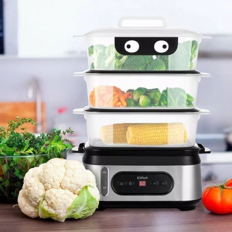 Пароварка Kitfort КТ-4082 - фото 6