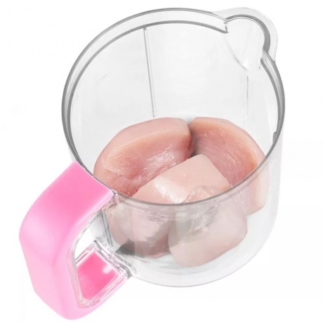 Блендер-пароварка Kitfort КТ-2326-1 бело-розовый - фото 4