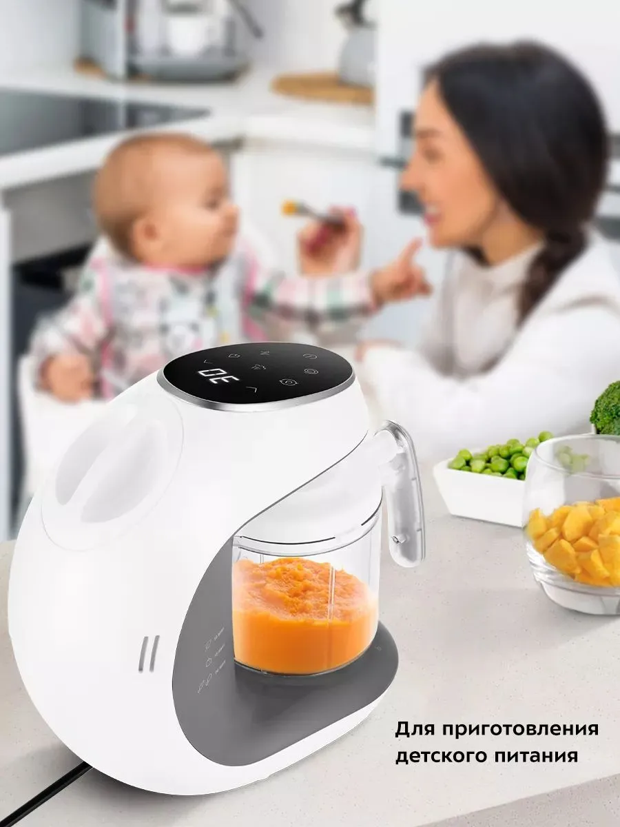 Блендер-пароварка Kitfort КТ-2322-1 белый - фото 11