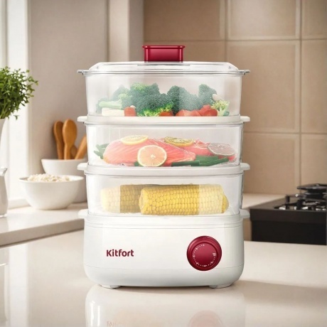 Пароварка Kitfort КТ-6830 - фото 2